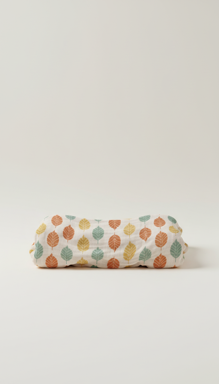 Set Decorativo Culla Foglie Illustrate
